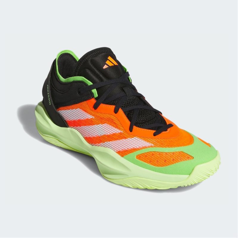 Adidas รองเท้าบาสเกบอล Adidzero Select 2.0 | Solar Red/Core Black/Lucid Lime ( IE7867 ) - Image 2