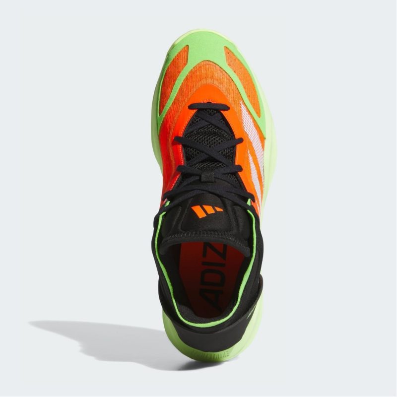 Adidas รองเท้าบาสเกบอล Adidzero Select 2.0 | Solar Red/Core Black/Lucid Lime ( IE7867 ) - Image 5