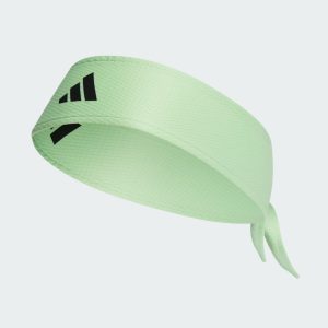 Adidas แถบรัดศรีษะเทนนิส Aeroready Tennis Tie Band | Semi Green Spark/Black ( IR9978 )