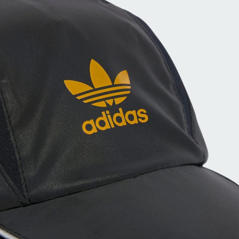 Adidas หมวกแก๊ป Road Cap | Black / Eqt Orange ( IW8628 ) - Image 2