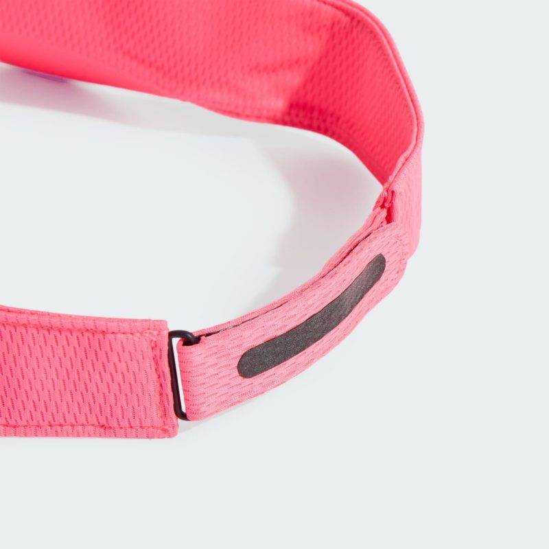 Adidas หมวกวิ่ง Aeroready Running Visor | Lucid Pink/Black Reflective ( IX6657 ) - Image 3