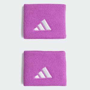 Adidas ปลอกรัดข้อมือเทนนิสแบบสั้น Tennis Wristband Small | Purple Burst/Purple Burst/White ( IY0763 )