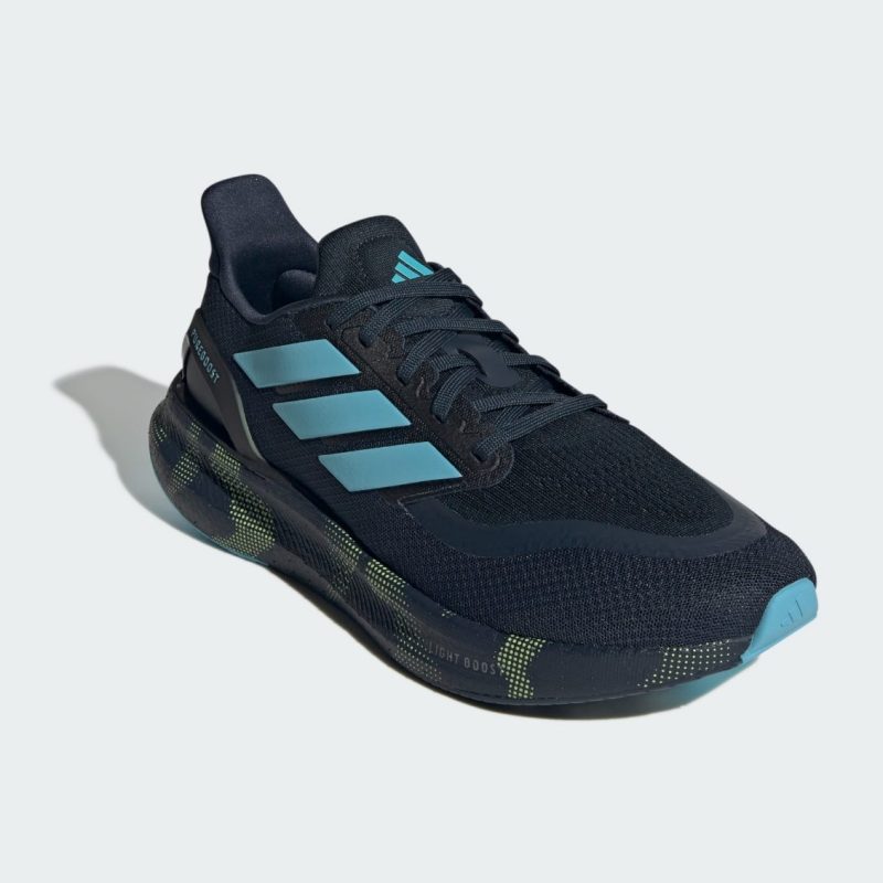 Adidas รองเท้าวิ่งผู้ชาย Pureboost 5 | Aurora Ink/Preloved Ink/Cloud White ( JR5095 ) - Image 2