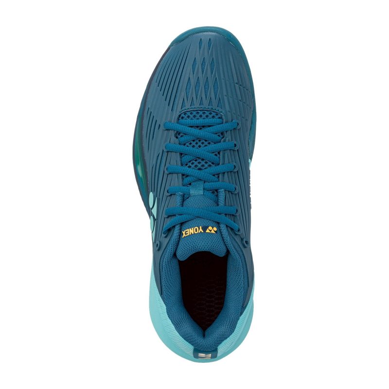 Yonex รองเท้าเทนนิสผู้ชาย Power Cushion Eclipsion 5 | Blue Green ( SHTE5MACEX ) - Image 4