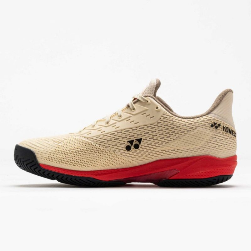 Yonex รองเท้าเทนนิสผู้ชาย Men's Power Cushion Ad-Accel | Sand Beige ( SHTAAMAEXSDBE ) - Image 3