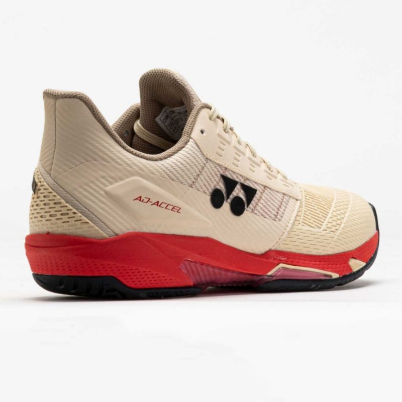 Yonex รองเท้าเทนนิสผู้ชาย Men's Power Cushion Ad-Accel | Sand Beige ( SHTAAMAEXSDBE ) - Image 4