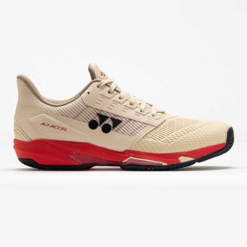 Yonex รองเท้าเทนนิสผู้ชาย Men's Power Cushion Ad-Accel | Sand Beige ( SHTAAMAEXSDBE ) - Image 2