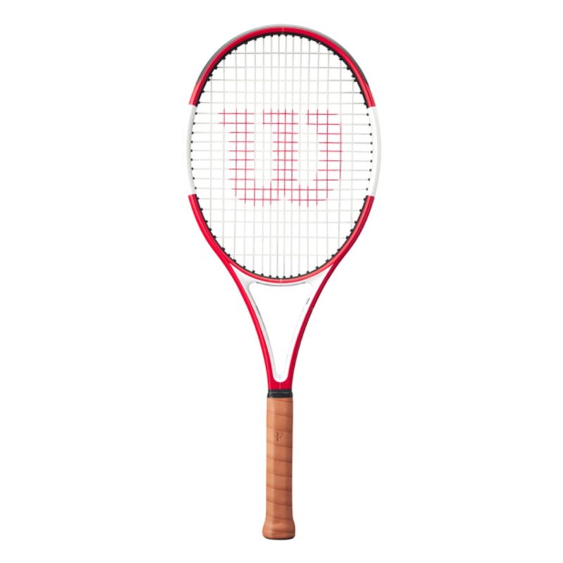 Wilson ไม้เทนนิสพร้อมกระเป๋า RF 01 Pro Classic Tennis Racket FRM 2 4 1/4 | Red/White ( WR179611F2 )