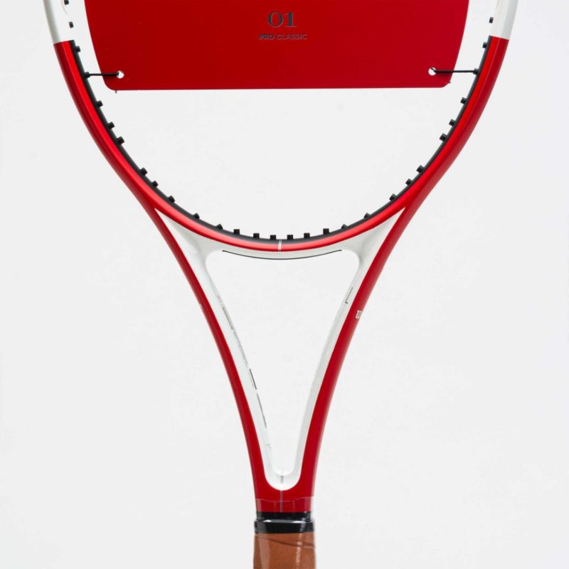 Wilson ไม้เทนนิสพร้อมกระเป๋า RF 01 Pro Classic Tennis Racket FRM 2 4 1/4 | Red/White ( WR179611F2 ) - Image 4