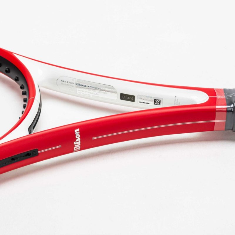 Wilson ไม้เทนนิสพร้อมกระเป๋า RF 01 Pro Classic Tennis Racket FRM 2 4 1/4 | Red/White ( WR179611F2 ) - Image 5