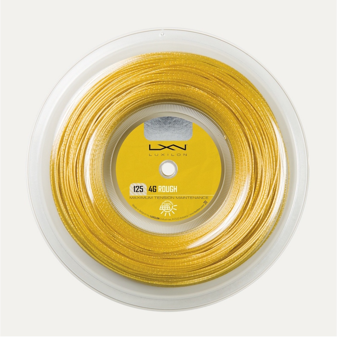 Wilson เอ็นไม้เทนนิส Luxilon 4G Rough 17/1.25mm Tennis String Reel | Gold ( WRZ990144 )