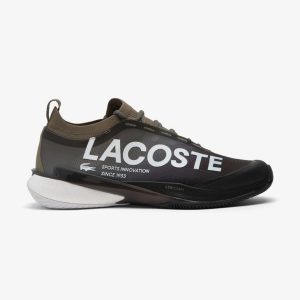 Lacoste รองเท้าเทนนิสผู้ชาย AG-LT25 Lite Tennis Shoes | Khaki/Black ( 50SMA00115E5 )