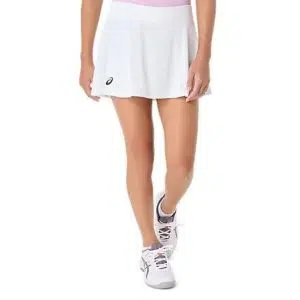 Asics กระโปรงเทนนิสเด็กผู้หญิง Girls Tennis Skort | Brilliant White ( 2044A043-100 )
