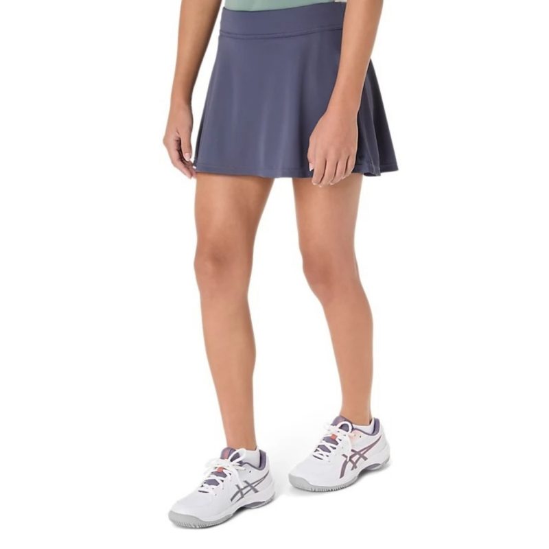 Asics กระโปรงเทนนิสเด็กผู้หญิง Girls Tennis Skort | Indigo Fog ( 2044A043-500 ) - Image 3