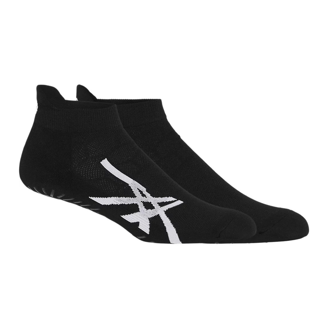 Asics ถุงเท้าเทนนิส Resolution Solutionspeed Ankle Socks | Performance Black ( 3043A098-001 )