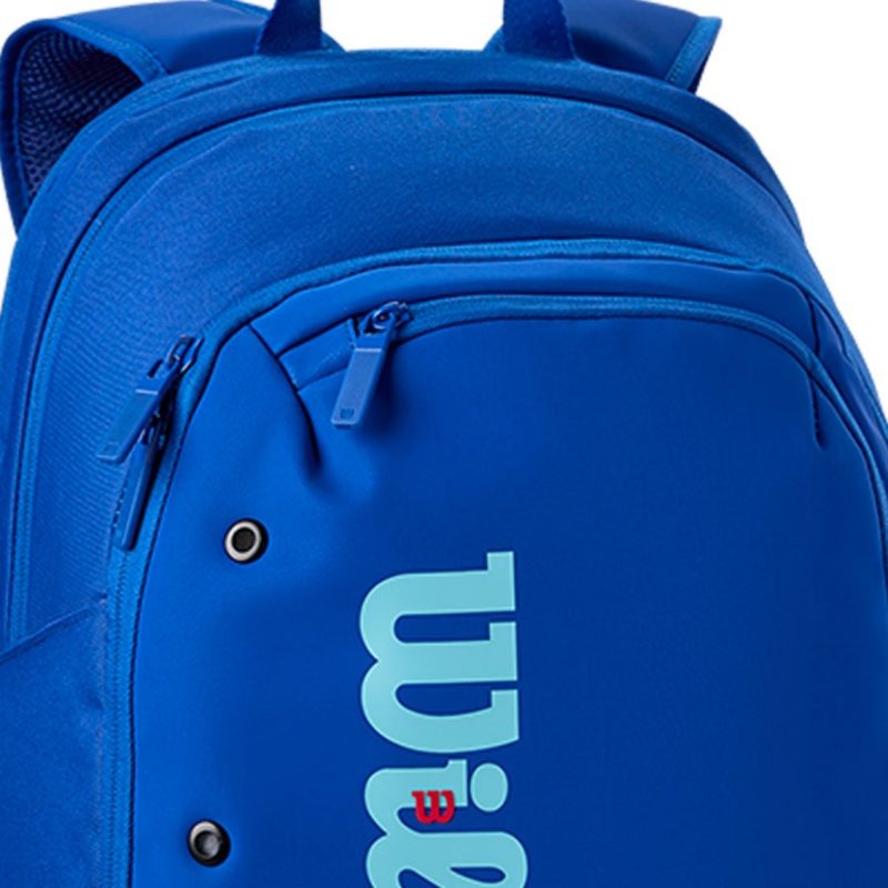 Wilson กระเป๋าเป้เทนนิส Ultra V5 Tour Tennis Backpack | Blue ( WR8044501001 ) - Image 4