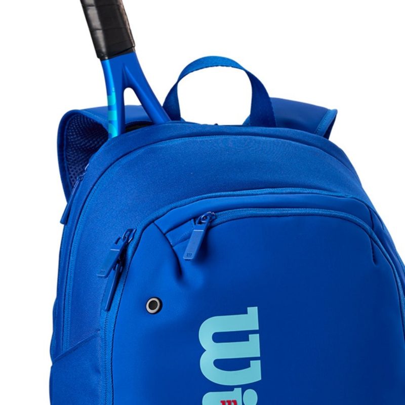 Wilson กระเป๋าเป้เทนนิส Ultra V5 Tour Tennis Backpack | Blue ( WR8044501001 ) - Image 3