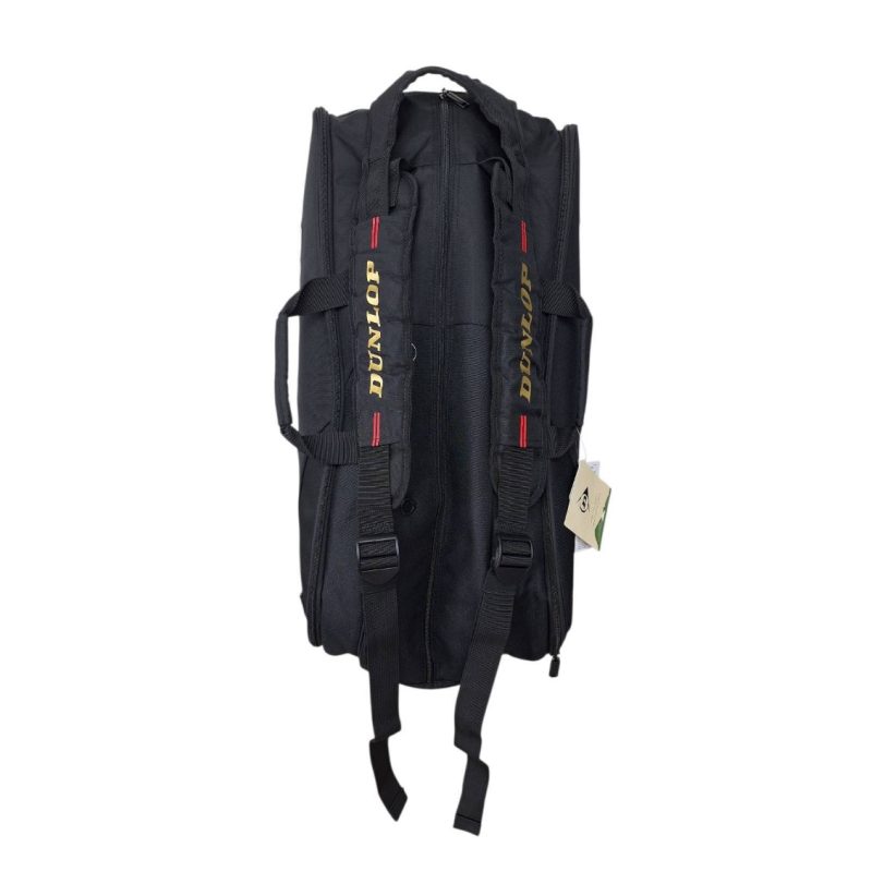Dunlop กระเป๋าเทนนิส D TAC Performance Limited Edition 12RKT Tennis Bag | Black/Gold ( 10369671 ) - Image 5