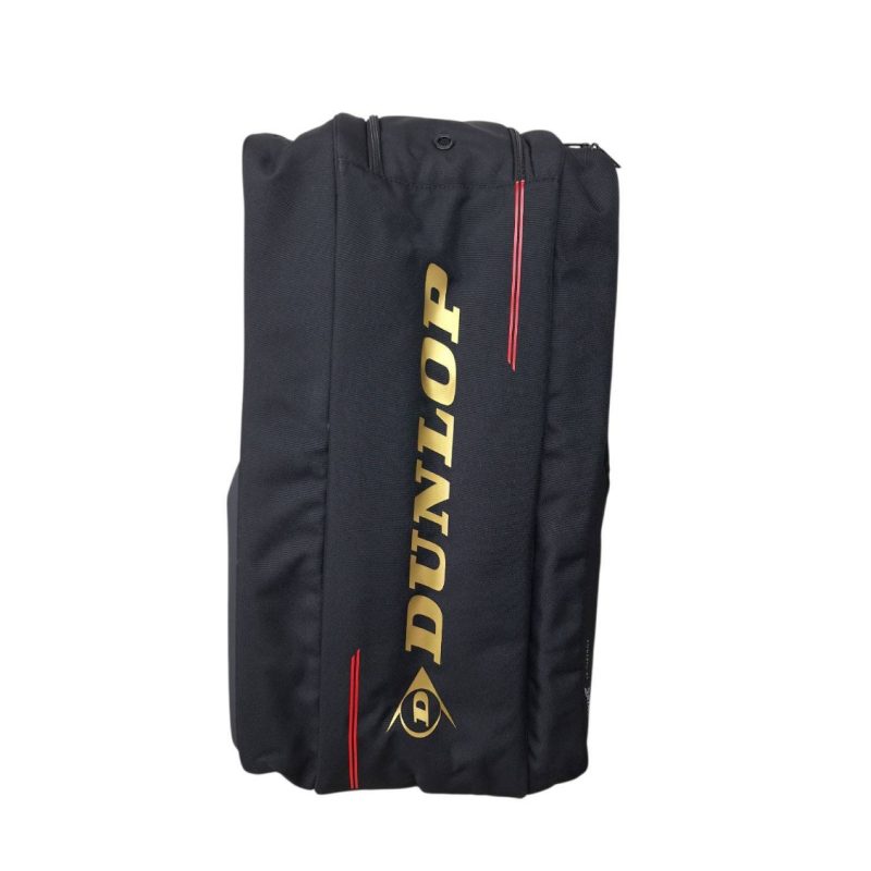 Dunlop กระเป๋าเทนนิส D TAC Performance Limited Edition 12RKT Tennis Bag | Black/Gold ( 10369671 ) - Image 4
