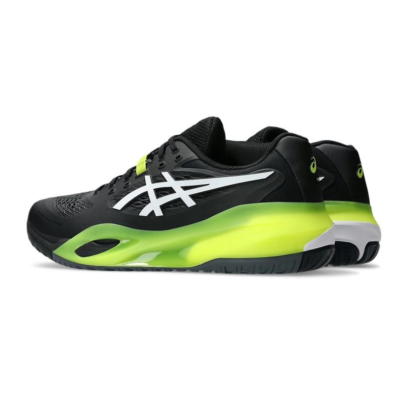 Asics รองเท้าเทนนิสผู้ชาย Men's Gel-Resolution X | Black/White ( 1041A481-002 ) - Image 3