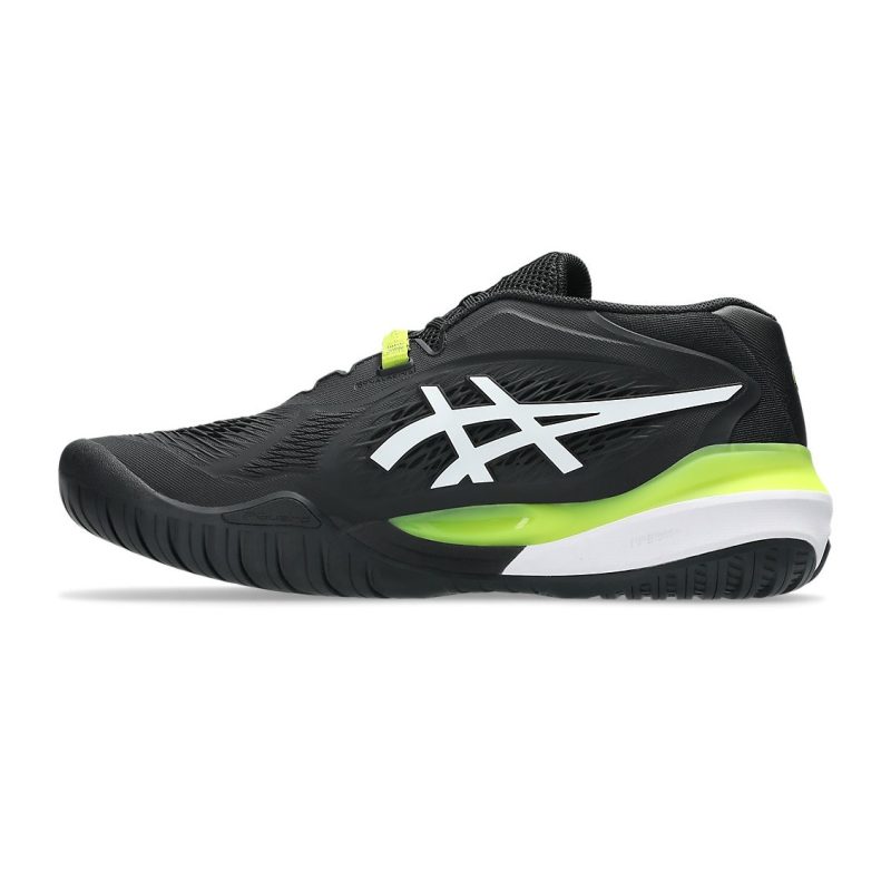 Asics รองเท้าเทนนิสผู้ชาย Men's Gel-Resolution X | Black/White ( 1041A481-002 ) - Image 4