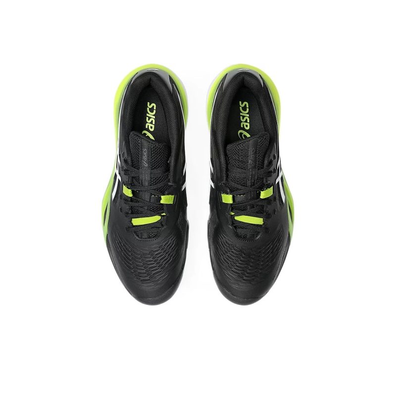 Asics รองเท้าเทนนิสผู้ชาย Men's Gel-Resolution X | Black/White ( 1041A481-002 ) - Image 7