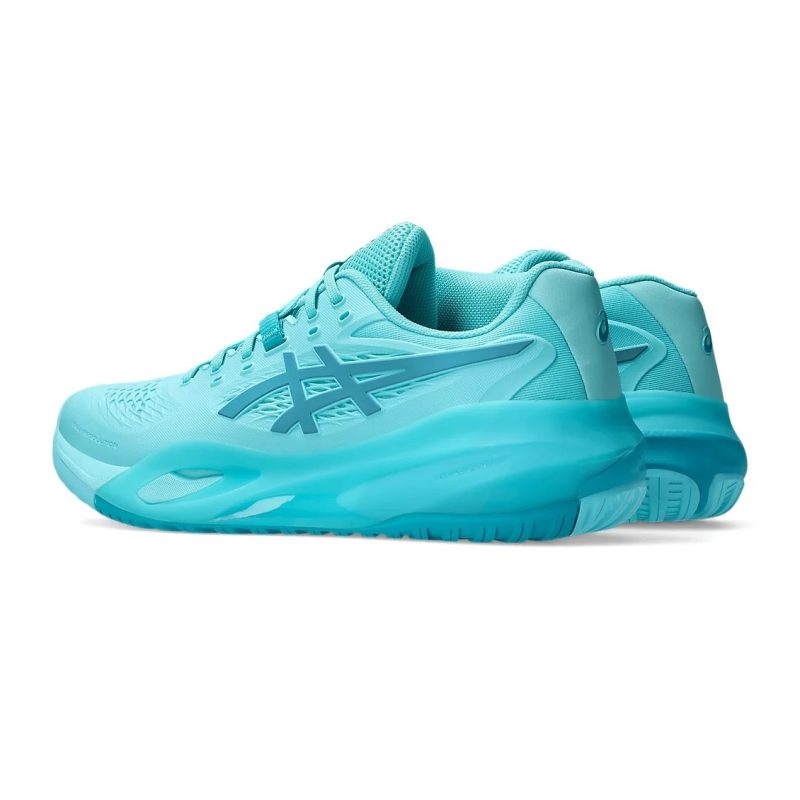 Asics รองเท้าเทนนิสผู้ชาย Men's Gel-Resolution X | Ice Mint/Lagoon ( 1041A481-401 ) - Image 3