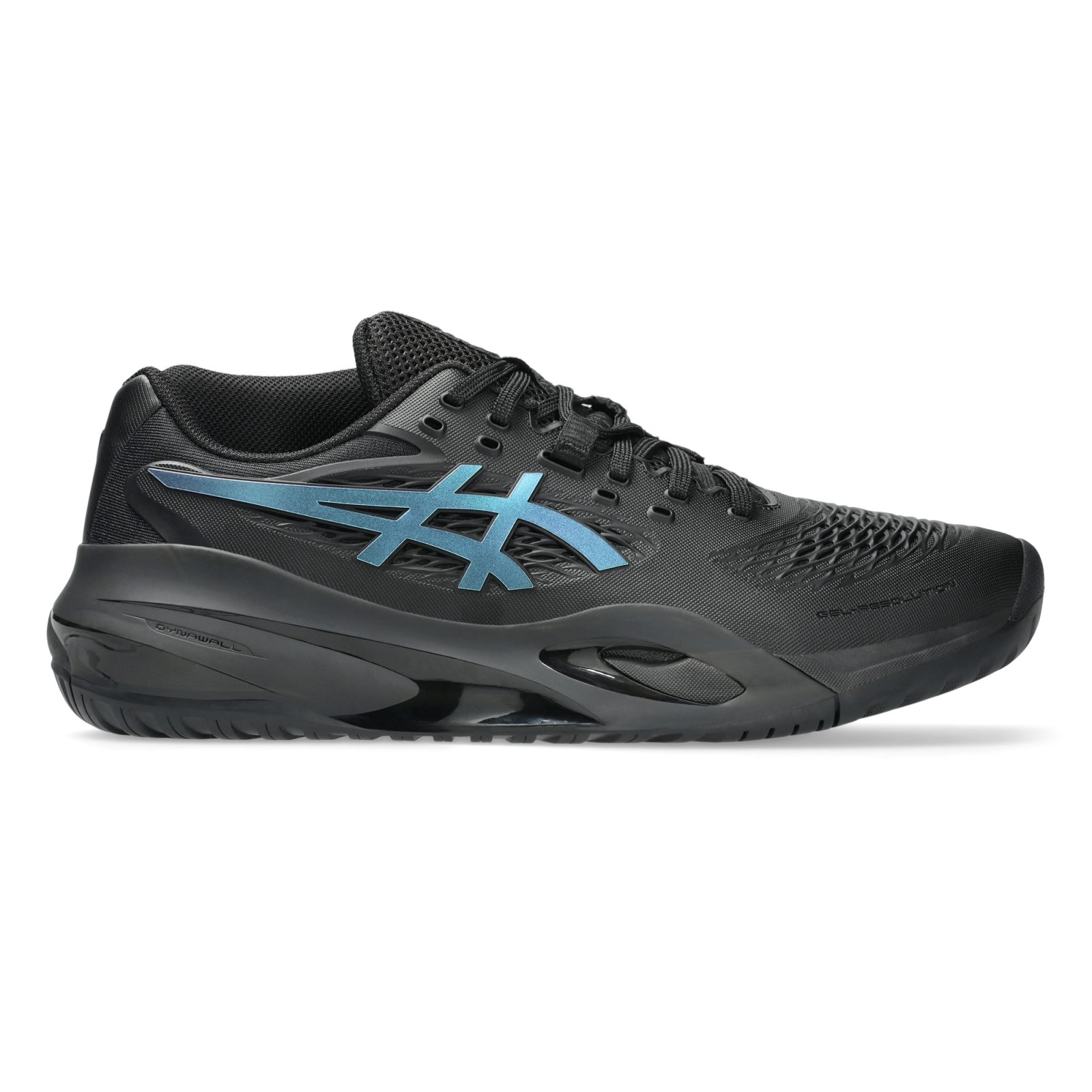 Asics รองเท้าเทนนิสผู้ชาย Men’s Gel-Resolution X Night Energy | Black/Prism Blue ( 1041A526-960 )