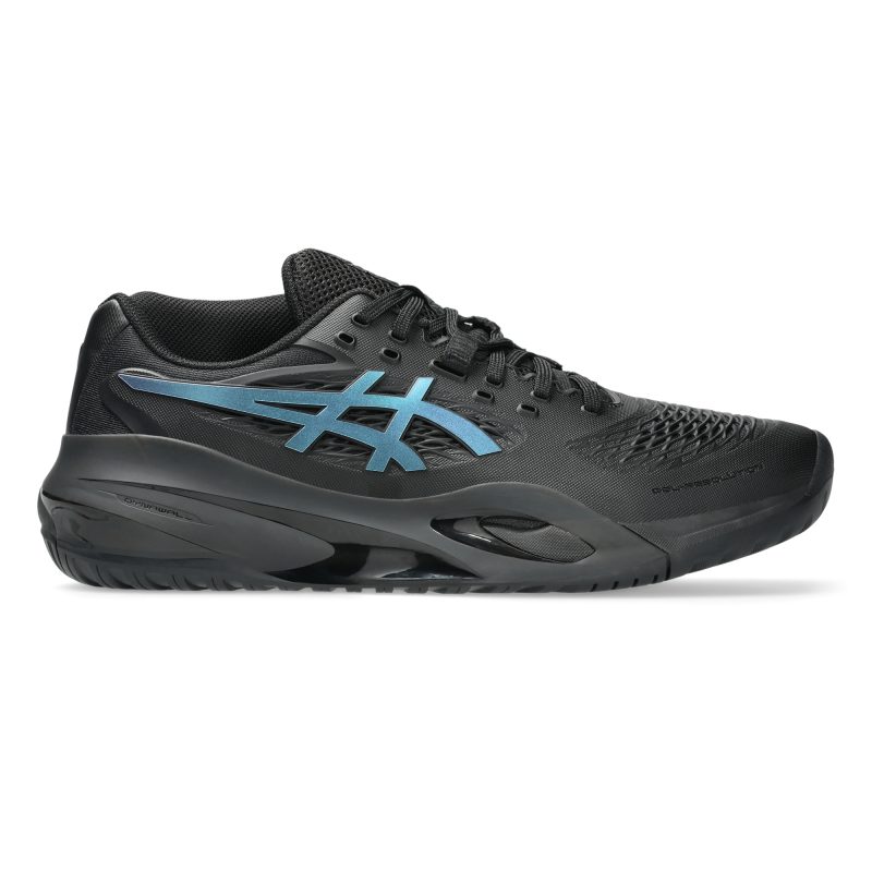 Asics รองเท้าเทนนิสผู้ชาย Men’s Gel-Resolution X Night Energy | Black/Prism Blue ( 1041A526-960 )