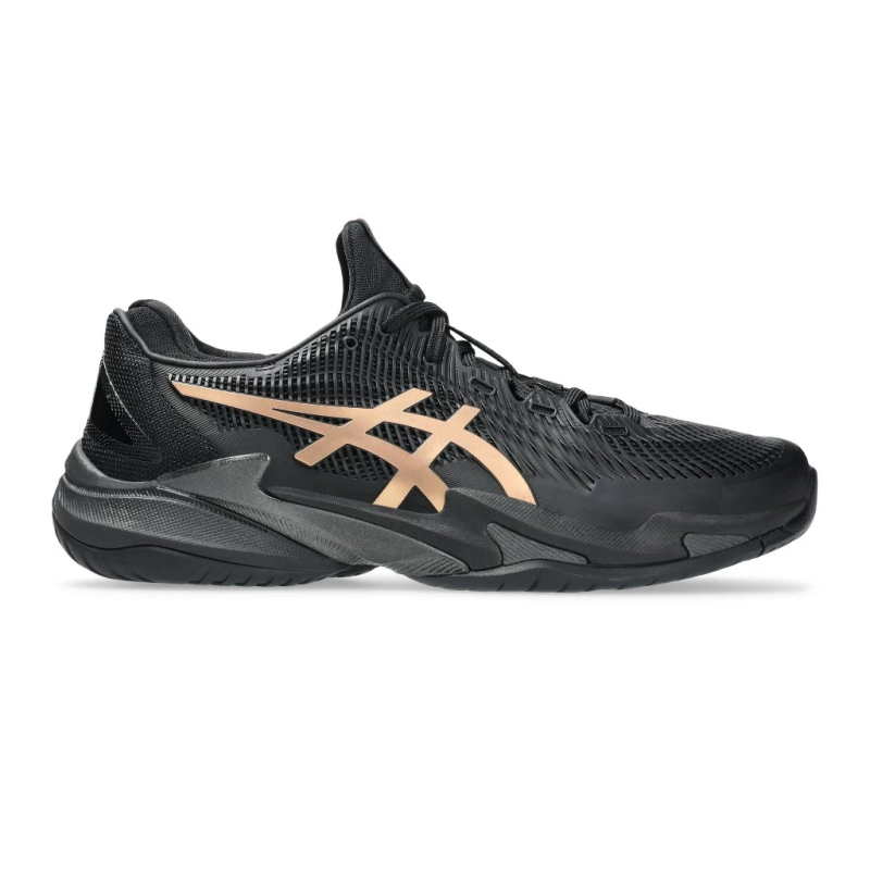 Asics รองเท้าเทนนิสผู้ชาย Men's Court FF 3 Novak Night Energy | Black/Prism Gold ( 1041A527-960 ) - Image 2