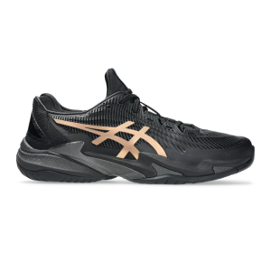 Asics รองเท้าเทนนิสผู้ชาย Men's Court FF 3 Novak Night Energy | Black/Prism Gold ( 1041A527-960 )