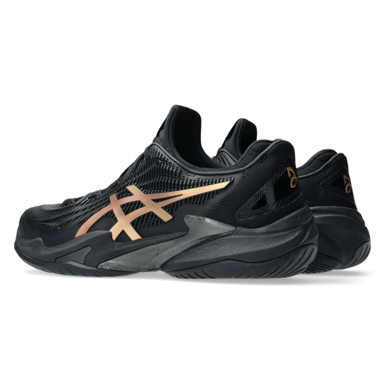 Asics รองเท้าเทนนิสผู้ชาย Men's Court FF 3 Novak Night Energy | Black/Prism Gold ( 1041A527-960 ) - Image 4