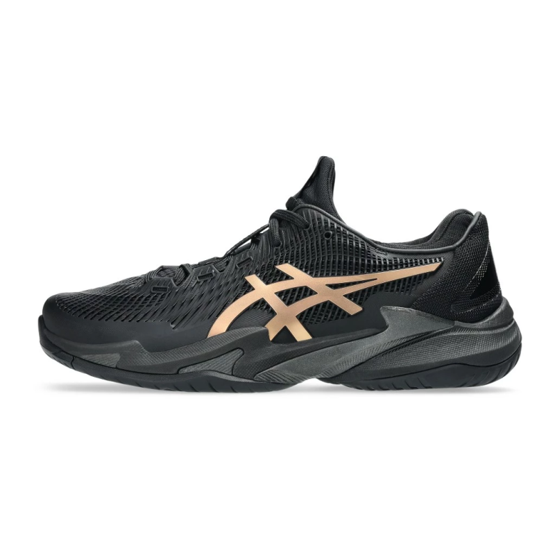 Asics รองเท้าเทนนิสผู้ชาย Men's Court FF 3 Novak Night Energy | Black/Prism Gold ( 1041A527-960 ) - Image 5