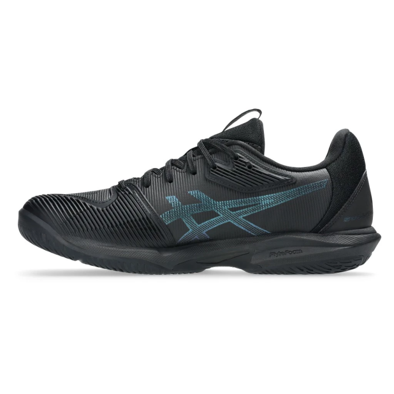 Asics รองเท้าเทนนิสผู้ชาย Men's Solution Speed FF 3 Night Energy | Black/Prism Blue ( 1041A529-960 ) - Image 5