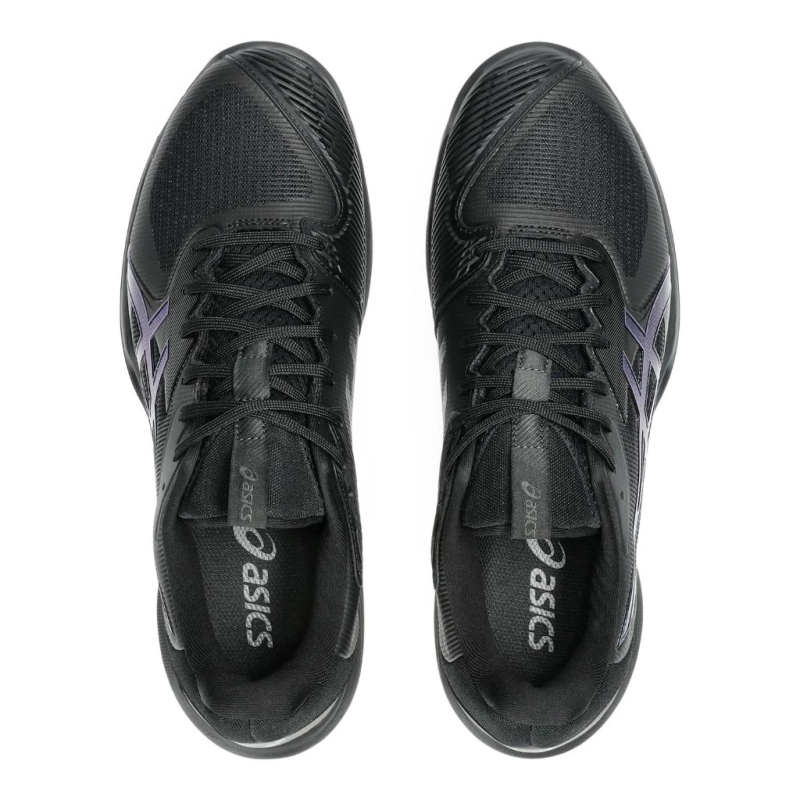 Asics รองเท้าเทนนิสผู้ชาย Men's Solution Speed FF 3 Night Energy | Black/Prism Blue ( 1041A529-960 ) - Image 7