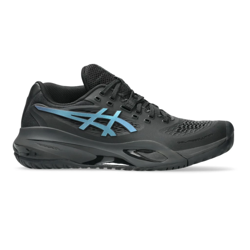 Asics รองเท้าเทนนิสผู้หญิง Women's Gel-Resolution X Night Energy | Black/Prism Blue ( 1042A303-960 ) - Image 9