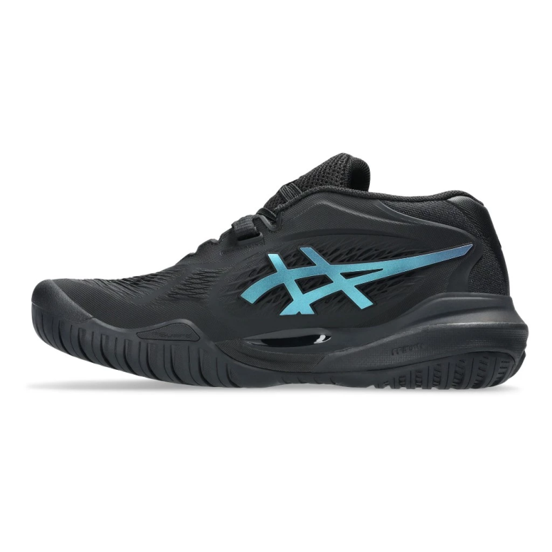 Asics รองเท้าเทนนิสผู้หญิง Women's Gel-Resolution X Night Energy | Black/Prism Blue ( 1042A303-960 ) - Image 6