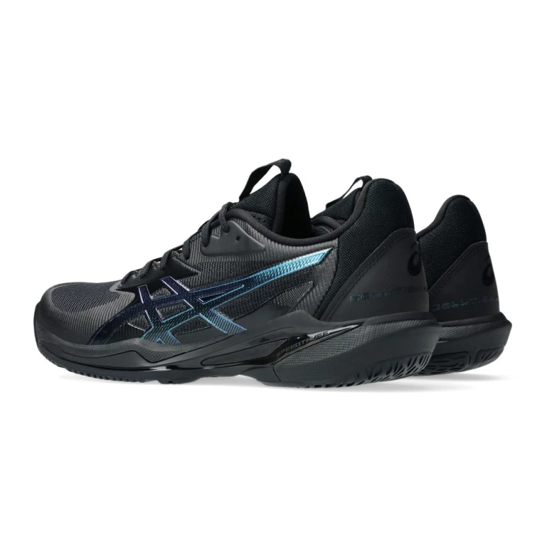 Asics รองเท้าเทนนิสผู้หญิง Women's Solution Speed FF 3 Night Energy | Black/Prism Blue ( 1042A304-960 ) - Image 4