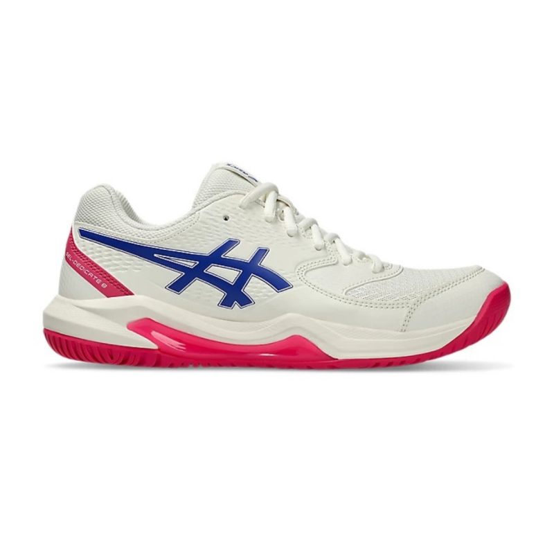 Asics รองเท้าเทนนิสผู้หญิง Gel-Dedicate 8 | Cream/Dark Cobalt  ( 1042A237-105 )