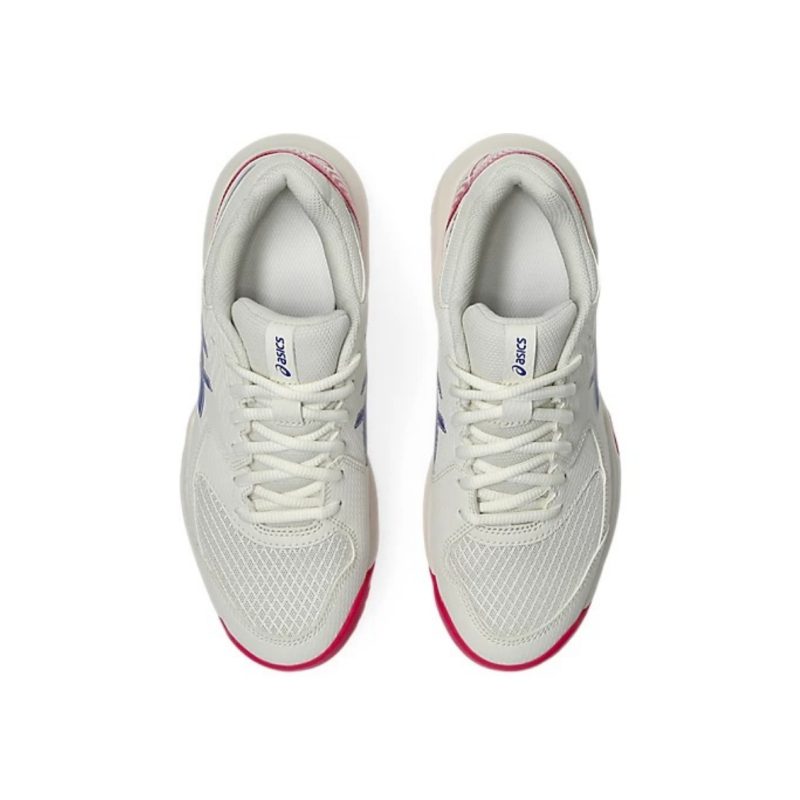 Asics รองเท้าเทนนิสผู้หญิง Gel-Dedicate 8 | Cream/Dark Cobalt  ( 1042A237-105 ) - Image 6