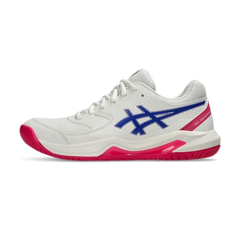 Asics รองเท้าเทนนิสผู้หญิง Gel-Dedicate 8 | Cream/Dark Cobalt  ( 1042A237-105 ) - Image 8