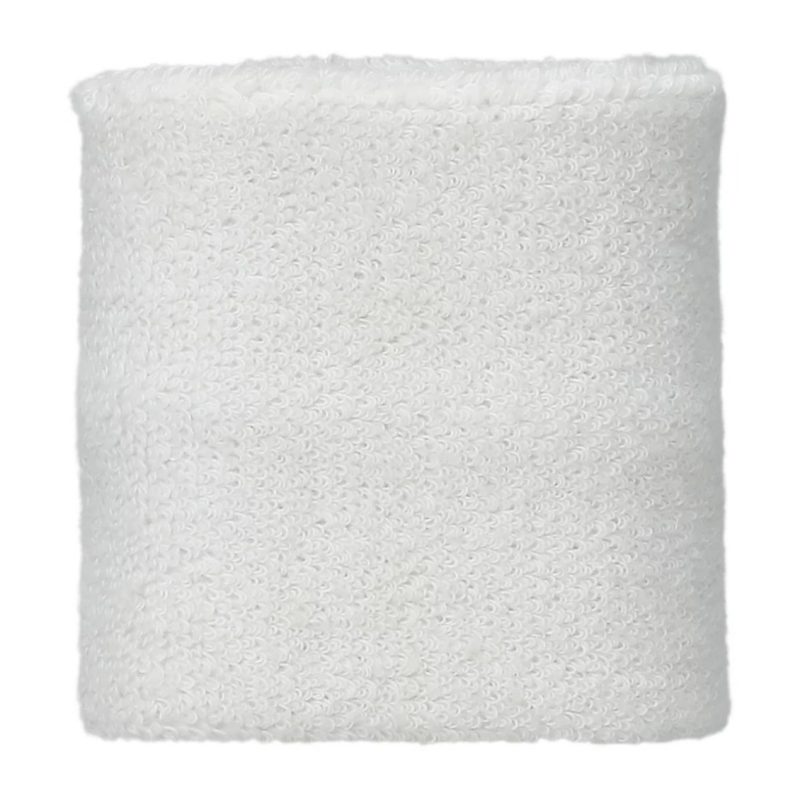 Asics ปลอกรัดข้อมือเทนนิสแบบสั้น Wrist Band Pair | Brilliant White ( 3043A120-100 ) - Image 2