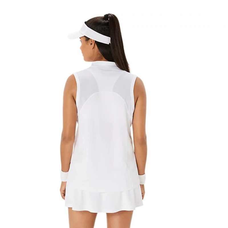Asics เสื้อเทนนิสผู้หญิง Women's Court Tank | Brilliant White ( 2042A370-100 ) - Image 2