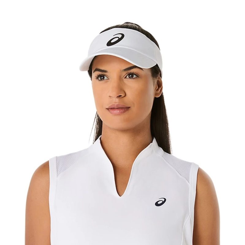 Asics เสื้อเทนนิสผู้หญิง Women's Court Tank | Brilliant White ( 2042A370-100 ) - Image 4
