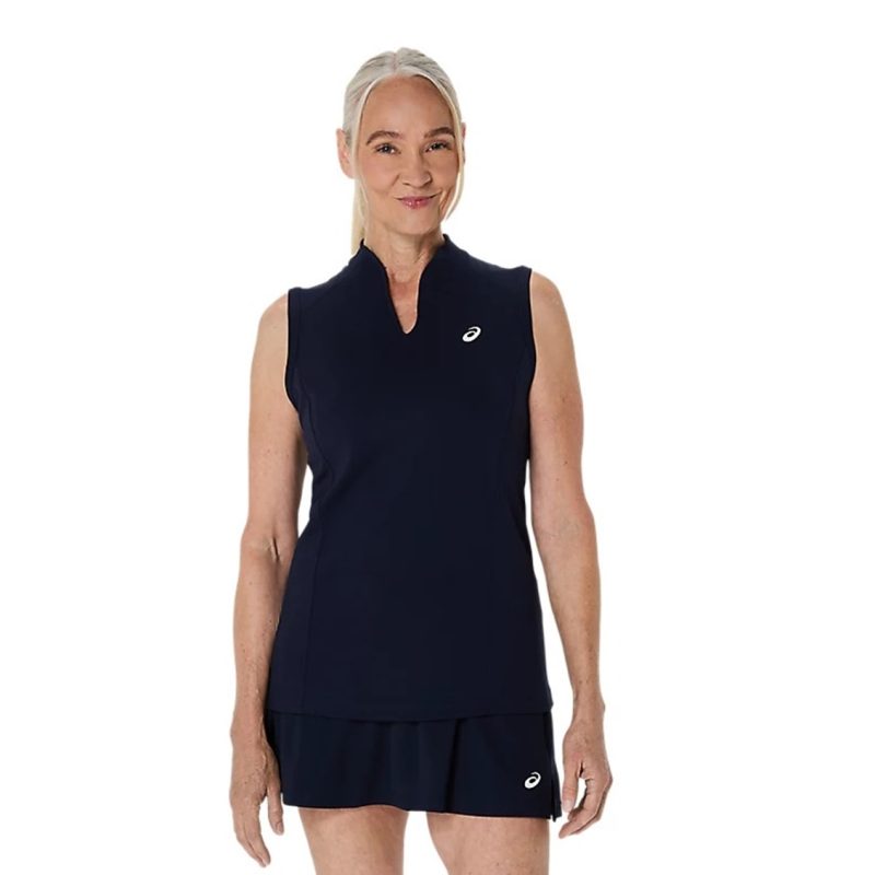 Asics เสื้อเทนนิสผู้หญิง Women's Court Tank | Midnight ( 2042A370-400 )