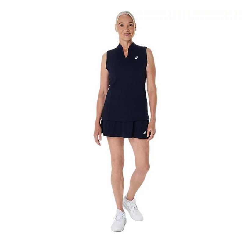 Asics เสื้อเทนนิสผู้หญิง Women's Court Tank | Midnight ( 2042A370-400 ) - Image 6