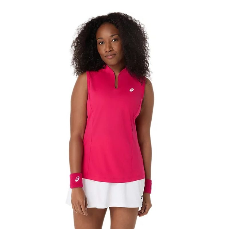 Asics เสื้อเทนนิสผู้หญิง Women's Court Tank | Bright Rose ( 2042A370-702 )