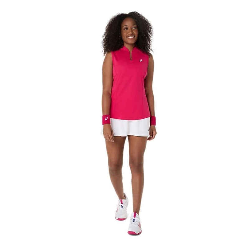Asics เสื้อเทนนิสผู้หญิง Women's Court Tank | Bright Rose ( 2042A370-702 ) - Image 5