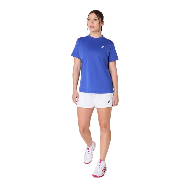 Asics เสื้อเทนนิสผู้หญิง Women's Court SS Top | Dark Cobalt ( 2042A371-403 ) - Image 5