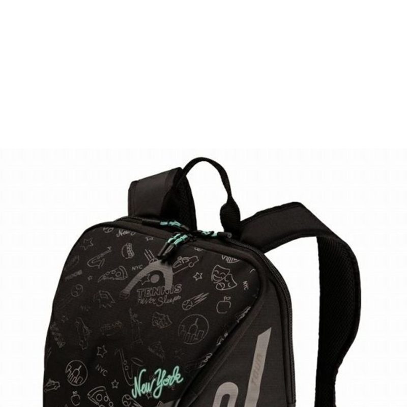 Head กระเป๋าเทนนิส Tour Backpack 25L Neon 2025 Tennis Bag | Neon/Black ( 261965 ) - Image 4